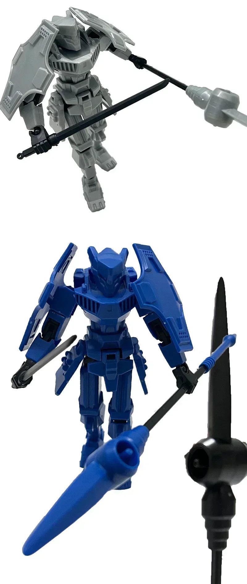 Multi-jointed movable shapeshift robot warrior 3d printed knight mannequin dummy toys kids adults parent-children games
