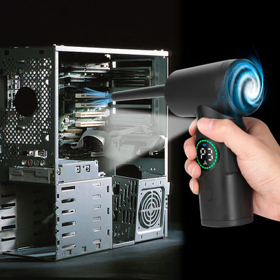 100W Cordless Air Duster Compressed Air Blower Electric Wireless Air Gun Computer Keyboard Camera Cleaning Dust Blowing Gun