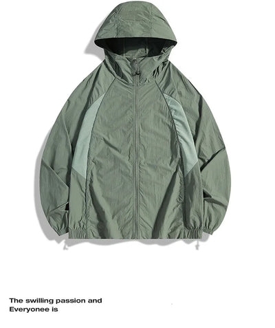 Summer Sun Jackets Men's Outdoor Cycling Clothing Quick Dry UV Skin Coat Women Sports Sun Protection Hiking Camping Windbreaker