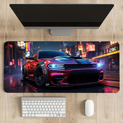 Cool Sports Car Gaming Mouse Pad Large Non-slip Rubber Base Seamed Edge Design Table Mat Mousepads Gamer 900x400 Office Carpet