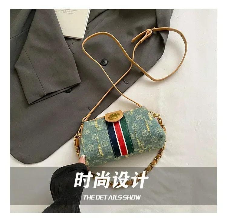 Luxury - grade 2025 women’s niche - designed cowboy - cloth bags - fashion - forward crossbody shoulder & under - arm