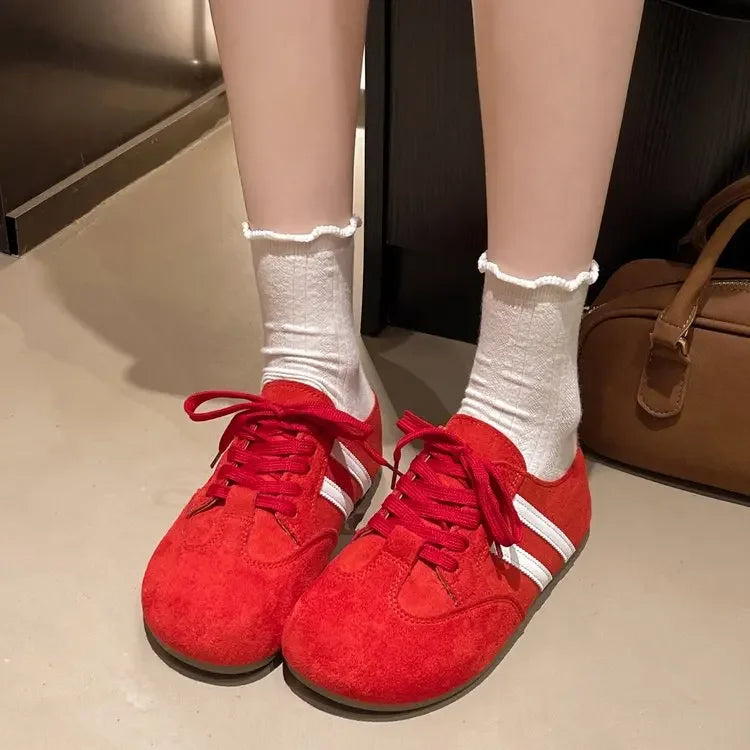 2025 Casual Sneakers Woman Shoes Slippers Flats Platform Sandals Mules NEW Brand Designer Lace Up Loafers Summer Womens Sneakers