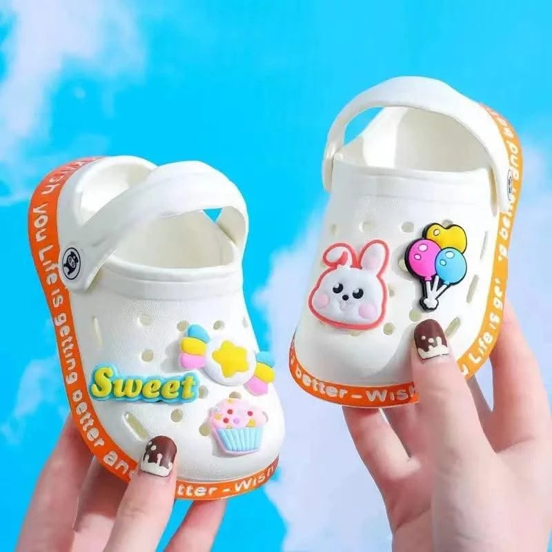 Soft Anti-Skid Cartoon Design Hole Sandals |Children's Shoes | Summer Wear For Boys Girls | Kids Shoes/Slippers | Baby Shoes