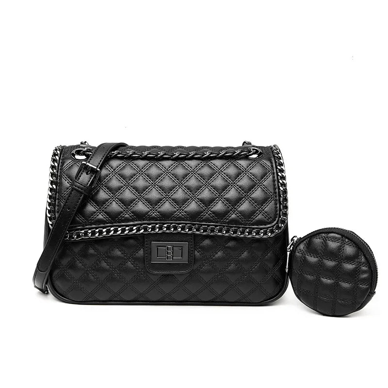 Famous Designer Women's Handbag With Premium Leather, Elegant Messenger Bag For Everyday Use, Classic Luxury Style