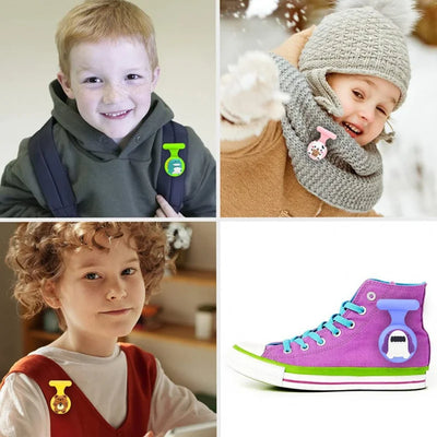 Green and purple adjustable strap for AirTag holder bracelet for girls