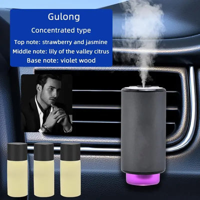 Car Air Vent Humidifier Aroma Humidifier Essential Oil Diffuser Auto Electric Air Diffuser Aroma Cars Air Freshener Perfume