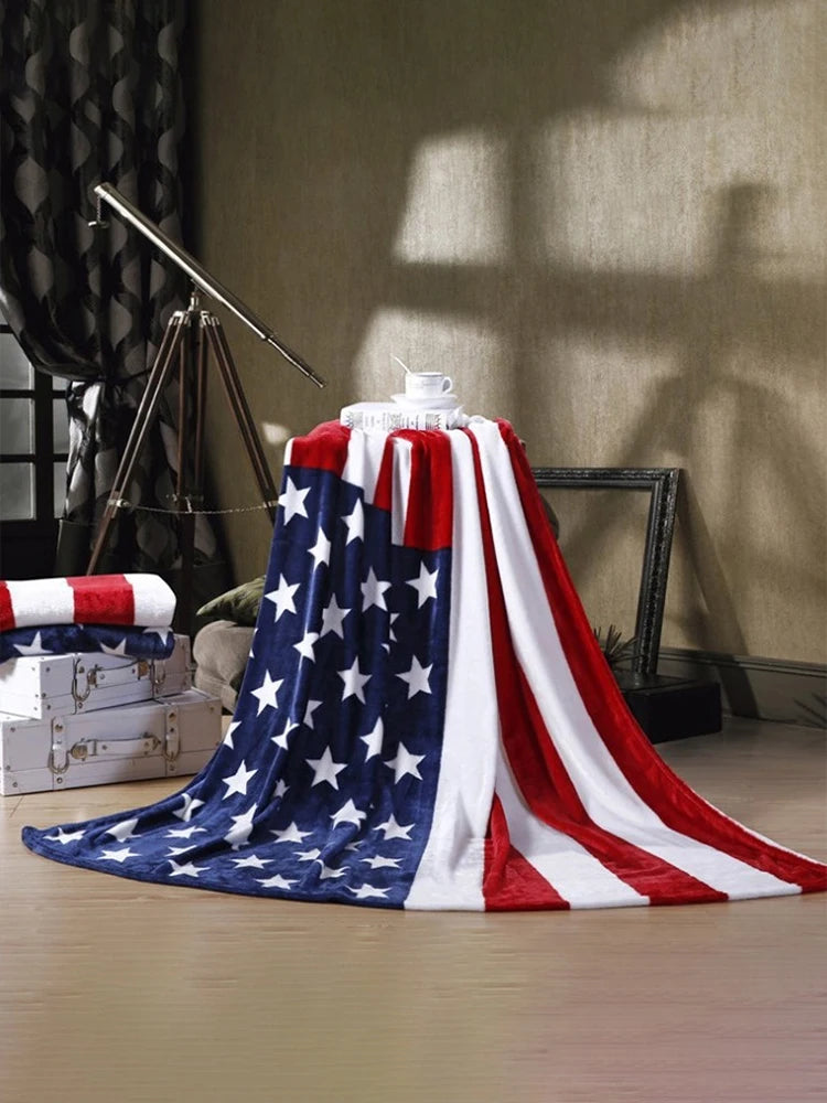 Bed blankets - Warm and plush throw for sofas, sofas, cars, and travel - machine-washed English style blankets