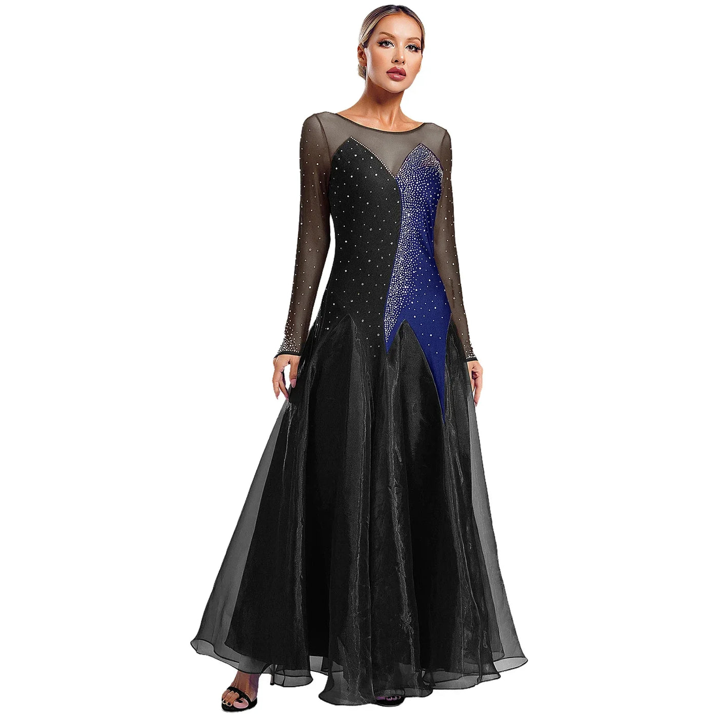 Waltz Ballroom Competition Dress Women Evening Gowns Concert Outifts Modern Tango Standard Dance Performance Stage Costume