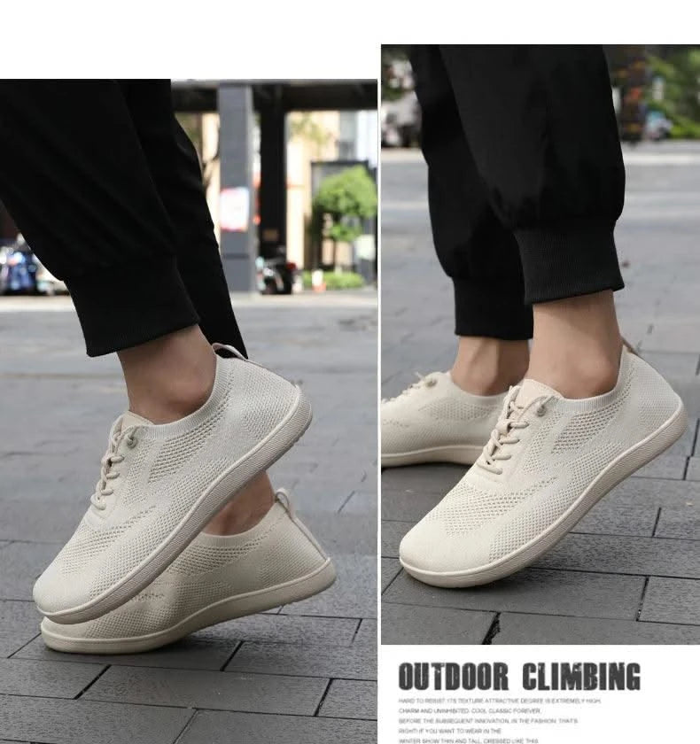 Wide Toe Barefoot Shoes Mens Womens Minimalist Walking Sneakers Shoes | Zero Drop Sole | Breathable Mesh Cross Training Shoes