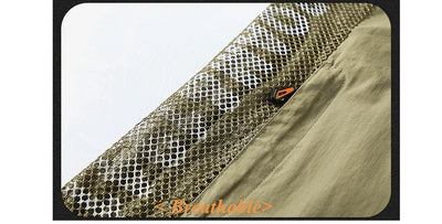 Summer Men's Work Vest Leisure outdoor Men Breathable Mesh Sports Waistcoat Man Photography Fishing Sleeveless Jackets Clothing