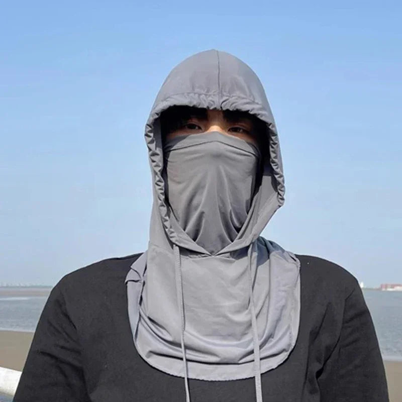 Summer Hats For Women Sunscreen Outdoor Anti UV Cycling Beach Hat Female Floppy Foldable Ladies Hat Sunhat Ice Silk Face Cover