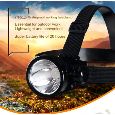 Rechargeable HeadLamp Strong Light Long Range LED Night Fishing Family Mountaineering Headlamp With Flashlight Small Mining Lamp