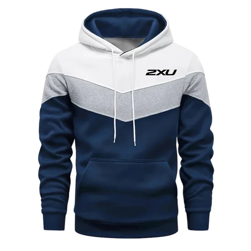 Men Sweatshirts Hot Sales Jogging for Versatile Hoodies Outdoors Sweatpants Drawstring High Quality Casual Daily Tricolor Sports