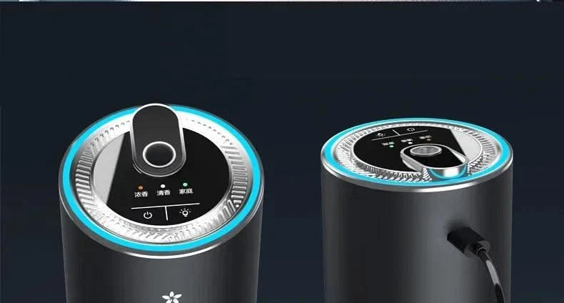 Car Perfume Air Freshener Essential Oil Fragrance Diffuser Smell Distributor USB Rechargeable Aromatherapy Scent Air Refresher