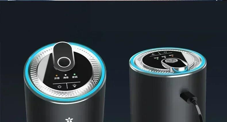 Car perfume air freshener essential oil fragrance diffuser smell distributor usb rechargeable aromatherapy scent