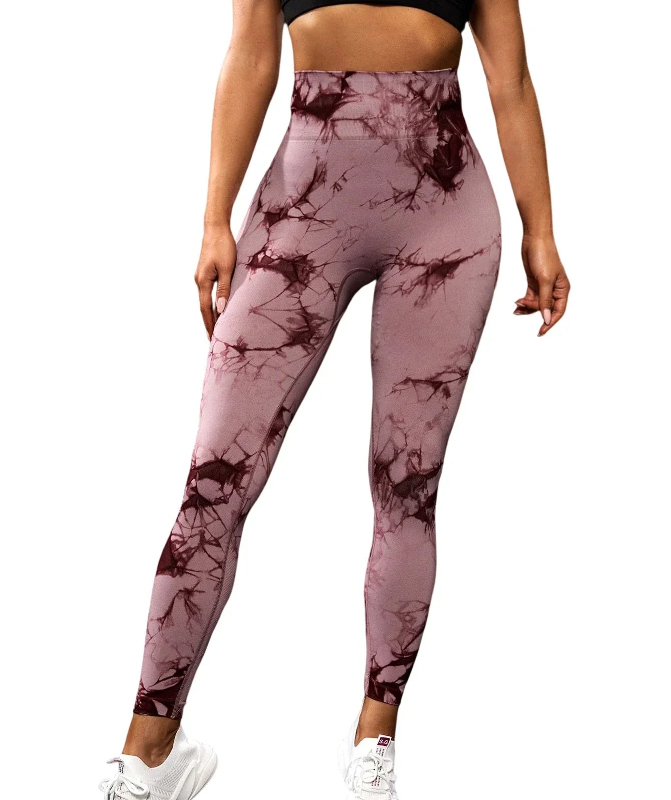 Seamless Tie Dye Leggings Women