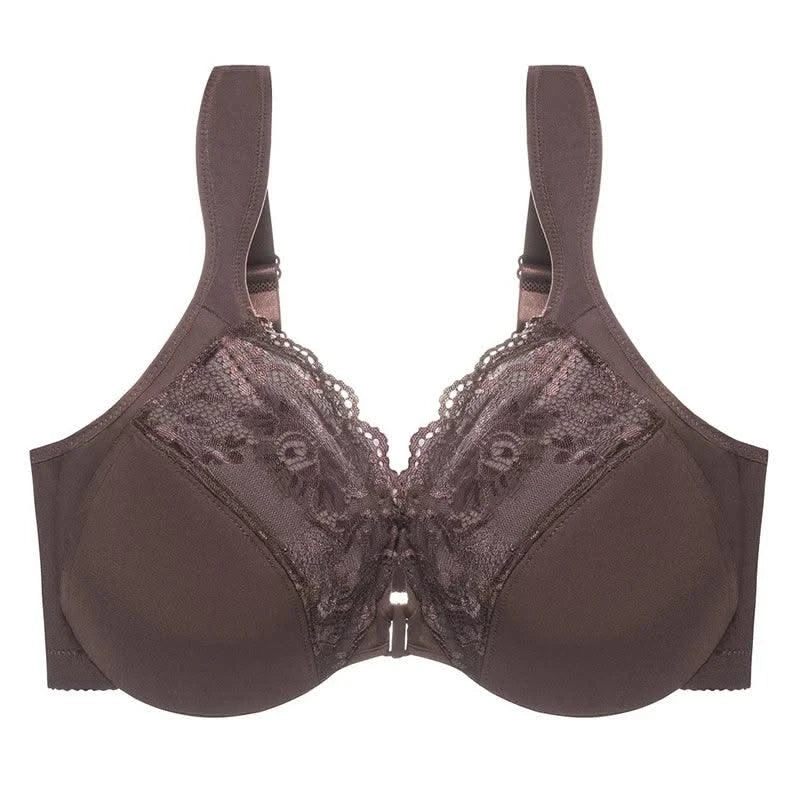 Front Closure Minimizer Bra for Women