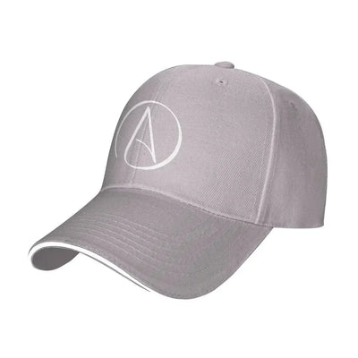 Atheist Atheism Symbol Print Baseball Cap Summer Men Sunhat Fashion Adjustable Unisex Atheism No Religion Hats Bone