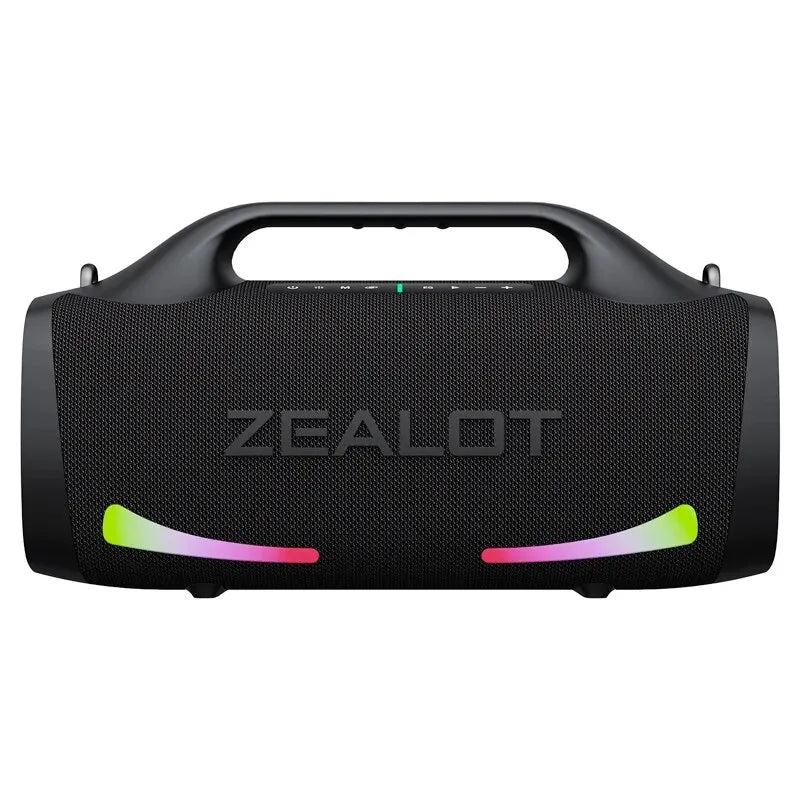 ZEALOT-S79 Speaker Party Portable Speaker with Bluetooth 5.2, Portable Handle, 24-Hour Playtime, for Party, Camping