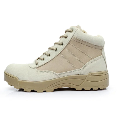 Men's Low Top Tactical Boots Outdoor Desert Climbing Sports Hiking Shoes Field Training Combat Boots Male Work Safety Shoes