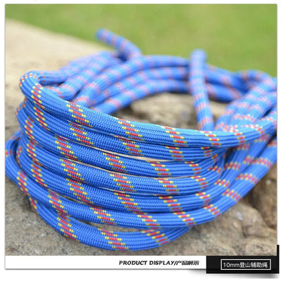 10m20m Outdoor Rescue Rope Mountaineering Safety Rope Mountaineering Safety Escape Auxiliary Rope Wild Hiking Survival Equipment