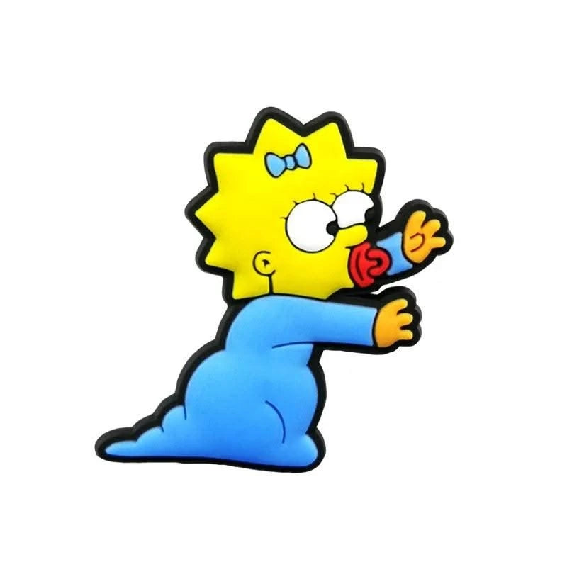 Single Sale 1pcs Cartoon Funny Shoe Charms PVC Accessories DIY Shoe Decoration For Clog Sandal Kids X-mas Gifts