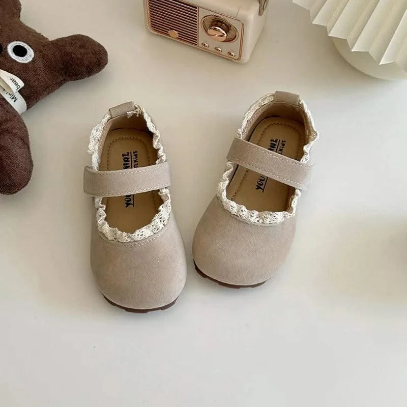Shallow Soft Sole Non Slip Children Flats Shoes | Spring Autumn | Kids Princess Lightweight Toddler casual Shoes
