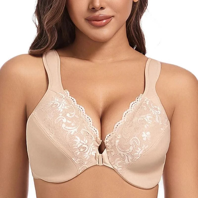 Front Closure Minimizer Bra for Women