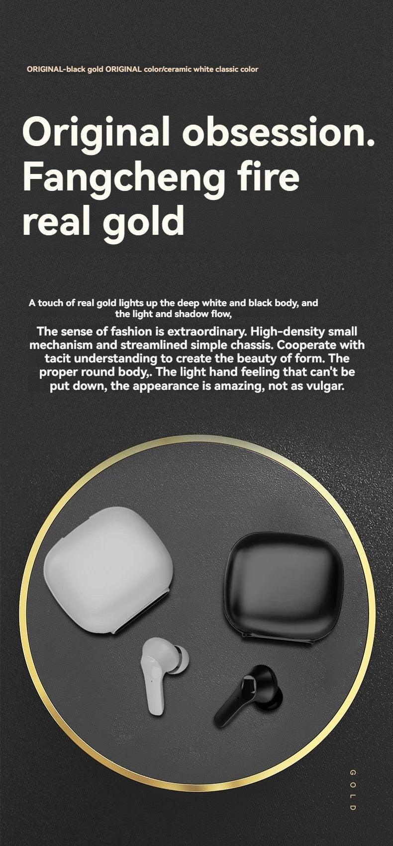 Wireless Earbuds 5H Playtime - In-Ear Noise Cancelling Earphones IPX7 Waterproof for Workout, SecureFit Ear Wings