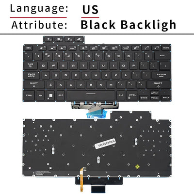US Russian Backlit Keyboard For ASUS Zephyrus ROG M16 GU603 GU603H GU603ZX GU603ZU GU603ZW RGB Colorful Gaming Laptop Keyboards