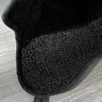 Winter Tie-Back Lei Feng Hat, Fleece-Lined for Warmth, Classic Black Ear-Protecting Hat, Aviator Hat, Windproof Design, Suitable for Outdoor Activities and Cycling, Is the First Choice for Everyday Casual Accessories.