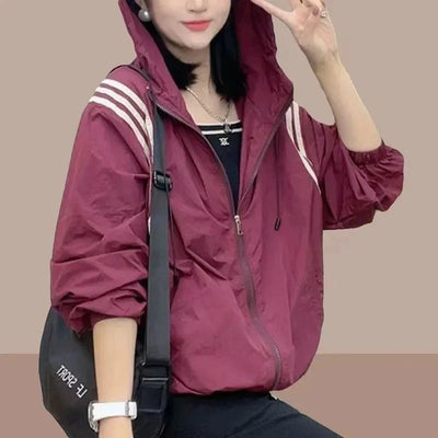 Loose Ultraviolet-Proof Sunscreen Clothing Jacket For Women