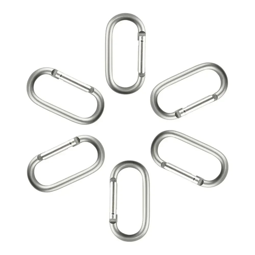 2/5/10pcs Alloy Aluminum Survival Gear Camp Mountaineering Hook Carabiners Carabiner Travel Kit Camping Equipment