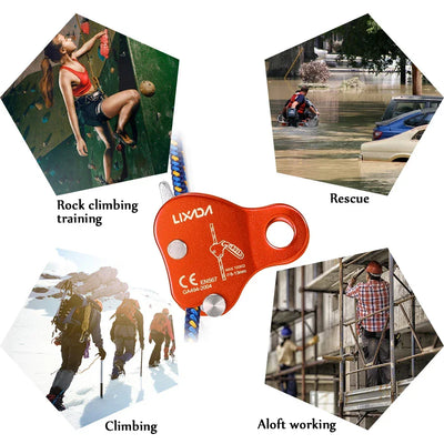 Climbing Ascender Arborist Climbing Rope Protection Belay Device Grip Outdoor Climbing Rigging 8-13MM Rope Mountain Climbing