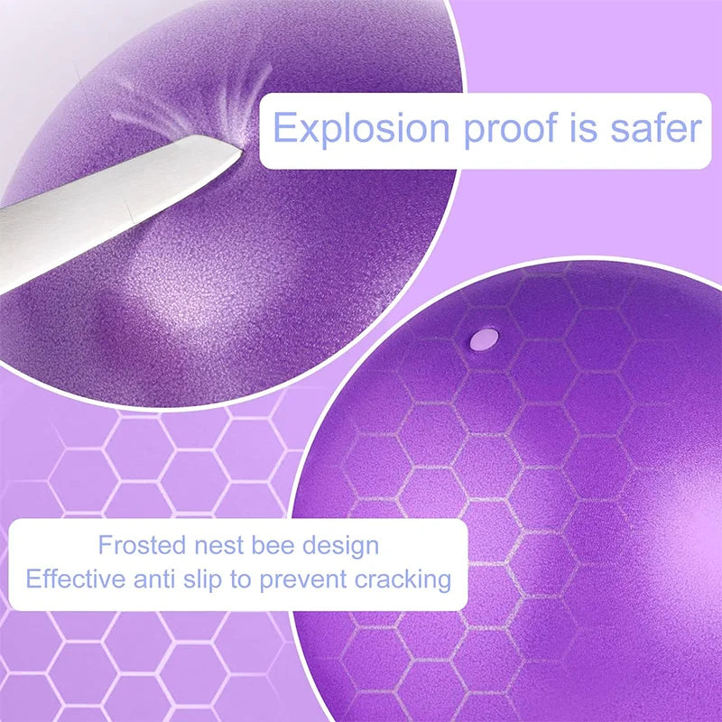 25cm Yoga Ball Exercise Gymnastic Fitness Pilates Ball Balance Exercise Gym Fitness Yoga Ball Indoor Training Yoga Ball Core