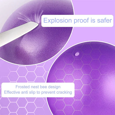 25cm Yoga Ball Exercise Gymnastic Fitness Pilates Ball Balance Exercise Gym Fitness Yoga Ball Indoor Training Yoga Ball Core