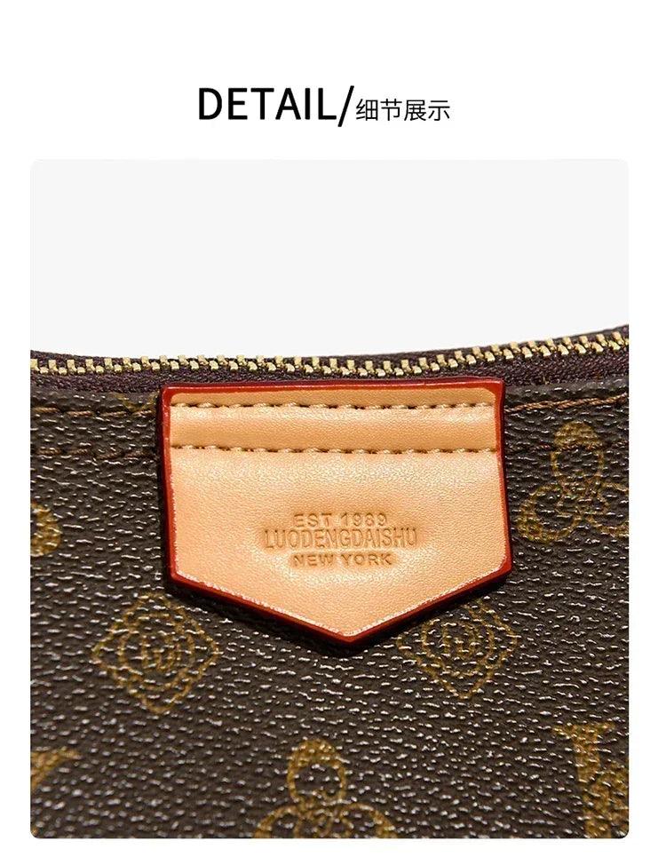 Luxury brand elegant handbags for women leather tote bags famous designer popular classic shoulder style