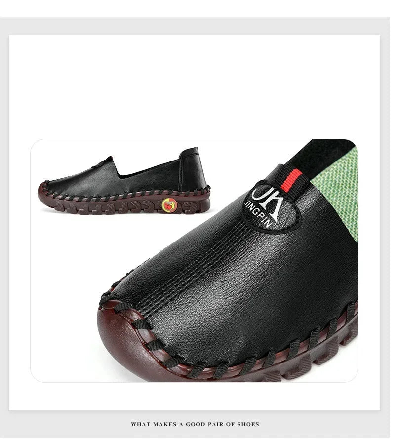 Orthopedic shoes for woman wide foot slip on loafers elderly women flat moccasins new nurse doctor comfort womens orthotic shoes