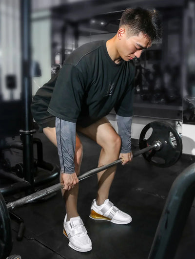 Athlete Athletic Shoes Indoor Comprehensive Training Shoes Weightlifting Shoes Stretch Hard Pull Deep Squat Shoes Breathable Men