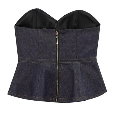 TRAF Women's Corset Off Shoulder