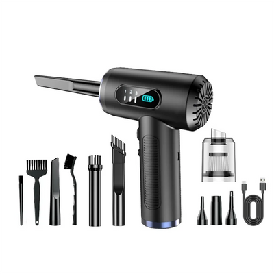 Air Duster Vacuum Cleaner 50000RPM 3 Gear Cordless Handheld Cleaner For Car Home Computer, Blow Vacuum 2 In 1 Easy To Use