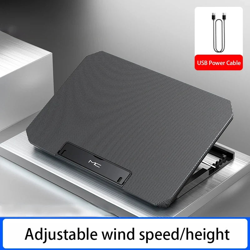 Gaming Laptop Holder Cooler Large Size For 12-16 Inch Notebook Laptop Cooling Pads Wind Speed Adjustable Silent Laptop Stand