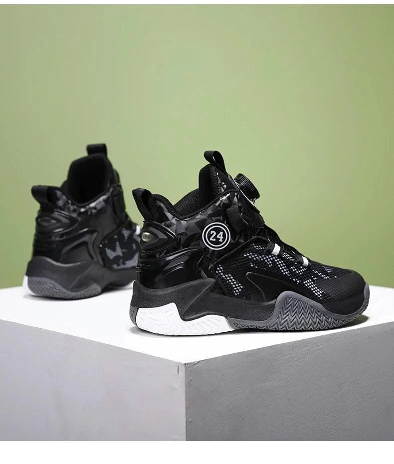 2025 New Children's Basketball Sports Shoes for Boys High Quality Running Kids Shoes Child Sneakers Non-Slip School Shoes - Elanique