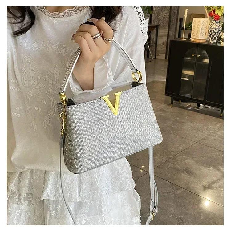 2025 new high-sense women’s designer handbag - feminine versatile large capacity for work & crossbody
