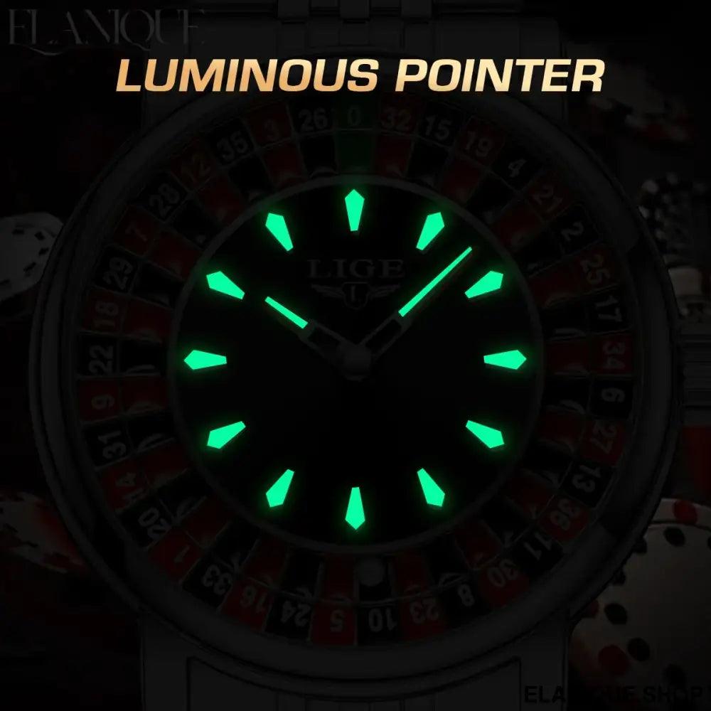 LIGE Las Vegas Roulette Men&