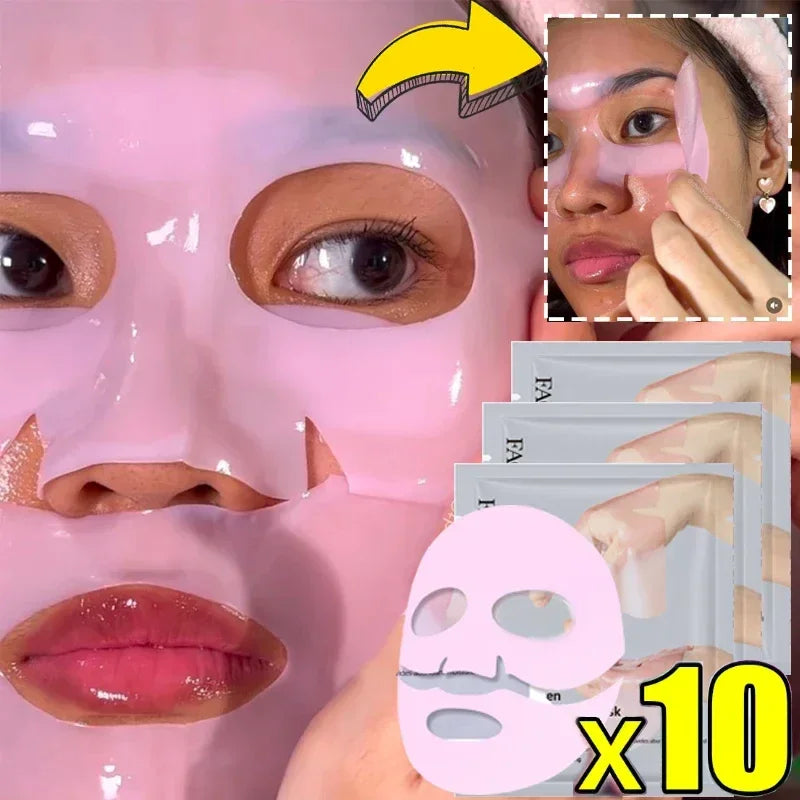 Bio Collagen Overnight Mask Deep Hydrating Moisturizing Shrink Pores Brightening Mask Gentle Refreshing Women Facial Skin Care