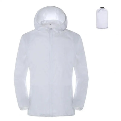 2024 Summer Hooded Jacket Men Women Waterproof Sun Coat Pockets Quick Dry Skin Ultra light Windbreaker Outdoor Jacket