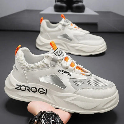 Mesh Breathable Men Running Shoes Casual Shoes Comfortable Men Walking Sneakers Non-Slip Wear-Resistant Athletic Sports Shoes