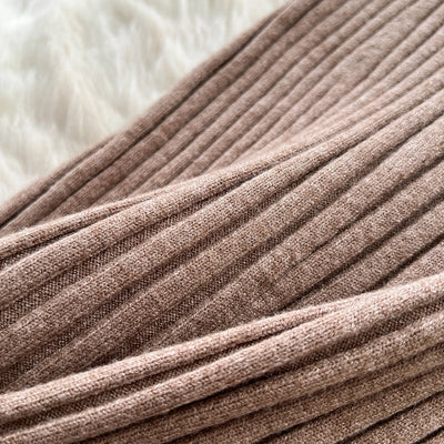 Sweater Knit Dress For Women Vintage Knitting Package Hip Elegant Lady Knitwear Elasticity Women's Autumn Winter Midi Dresses