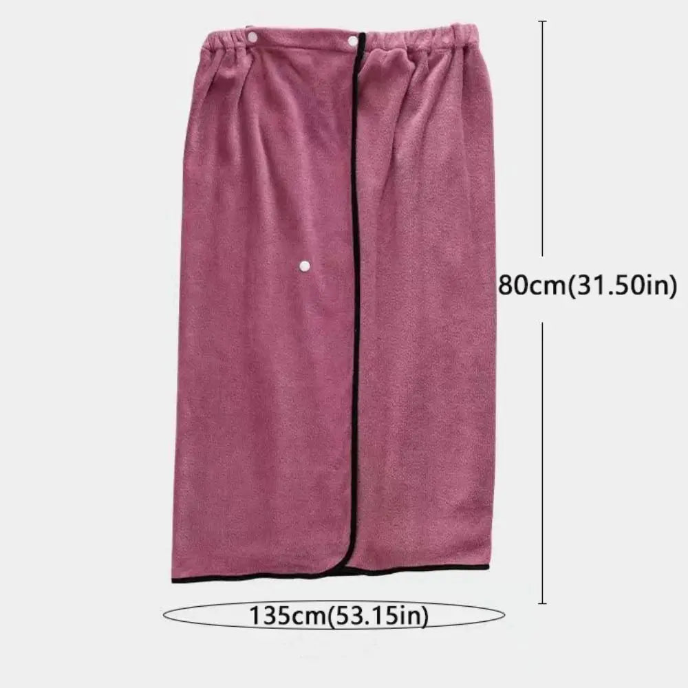 Swimming Bathrobe Microfiber Lady Bathrobe Cartoon Thickened Bath Skirt Comfortable Quick-drying Wrap Shower Skirt Summer